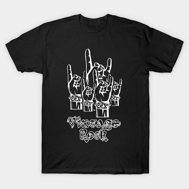 vintage rock and roll Band and roll Band T-Shirt by Javacustoms